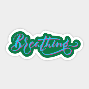 Breathing Coloured Sticker